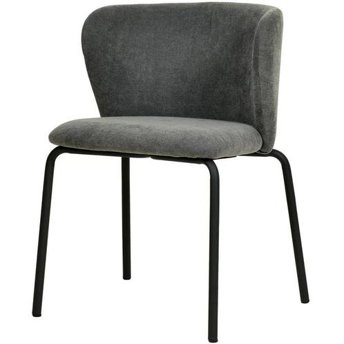 Stoel | BREAK | Stof/Metaal | Donkergrijs | Zwarte Frame |, Zakelijke goederen, Horeca | Keukenapparatuur, Nieuw in verpakking