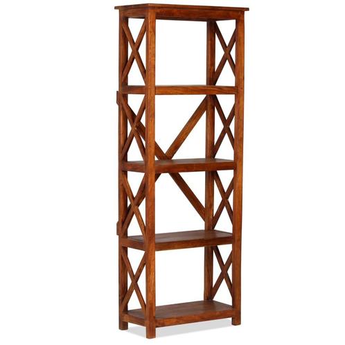 vidaXL Boekenkast 60x30x160 cm acaciahout met, Huis en Inrichting, Kasten | Boekenkasten, Nieuw, Verzenden