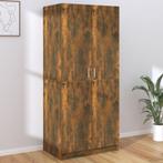 vidaXL Garde-robe Chêne fumé 80x52x180 cm Bois d'ingénierie
