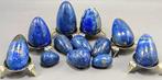 Natuurlijk lapis lazuli edelsteen Genezende eieren - Hoogte:, Verzamelen, Mineralen en Fossielen
