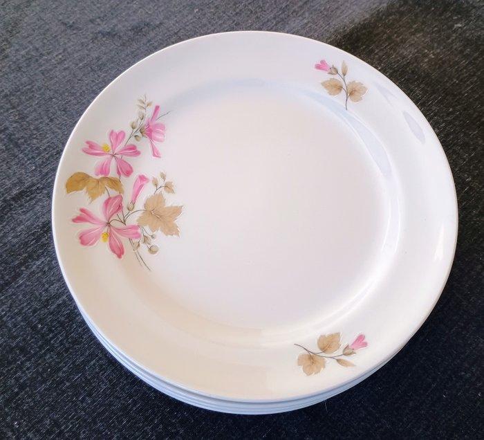 Richard Ginori - Tafelservies (6) - Porselein - Roze bloemen, Antiek en Kunst, Antiek | Meubels | Tafels