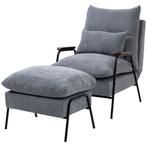 Stoffen Fauteuil - Comfortabel Relaxen - Lichtgrijs, Huis en Inrichting, Fauteuils, Ophalen of Verzenden, Nieuw, Stof, Modern