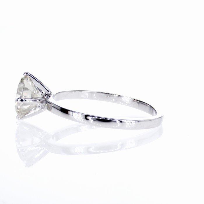 Verlovingsring - 14 karaat Witgoud - 1.43ct. tw. Diamant, Handtassen en Accessoires, Antieke sieraden