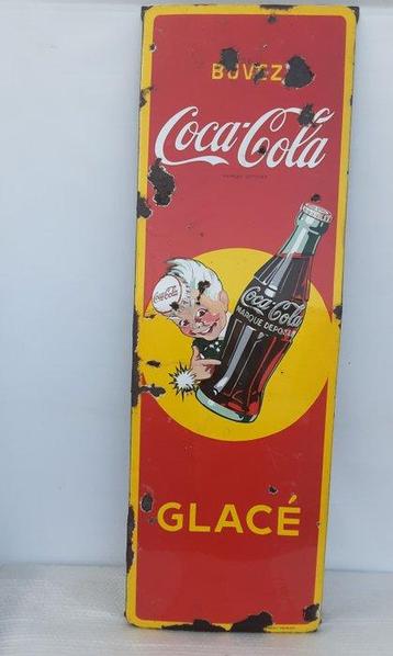 Coca Cola - Panneau - Émail