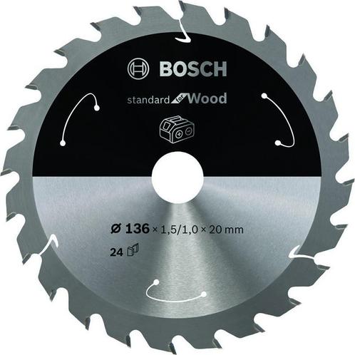 BOSCH Cirkelzaagblad Standard voor hout - Ø 136x20x1,5/1,0, Doe-het-zelf en Bouw, Gereedschap | Zaagmachines, Verzenden
