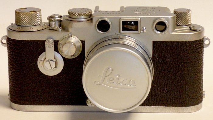 Leica Leica IIIf + objectif Summitar 2/5 cm Meetzoeker, Collections, Appareils photo & Matériel cinématographique