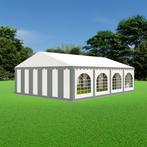 Partytent 6x8 PVC - Premium | Grijs / wit, Tuin en Terras, Verzenden, Partytent, 6 meter of meer, Nieuw