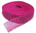 Jute band Fuchsia 5 cm rol 40 meter