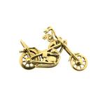 Gouden hanger van een motor | Chopper (unisex, heren), Handtassen en Accessoires, Ophalen of Verzenden, Gebruikt, Goud, Overige merken