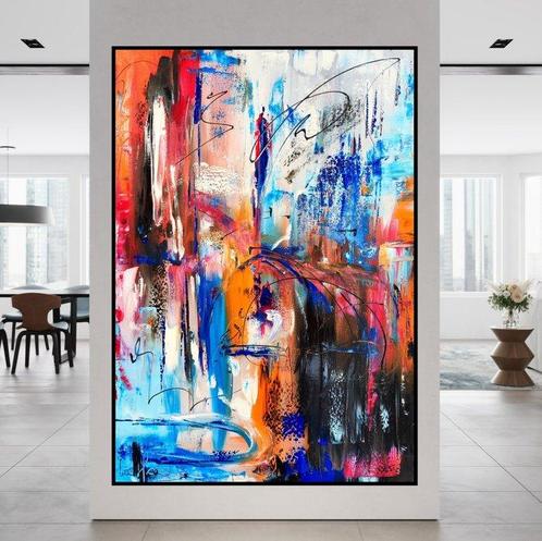 Luc Mora - La grotte - XXL, Antiek en Kunst, Kunst | Schilderijen | Modern