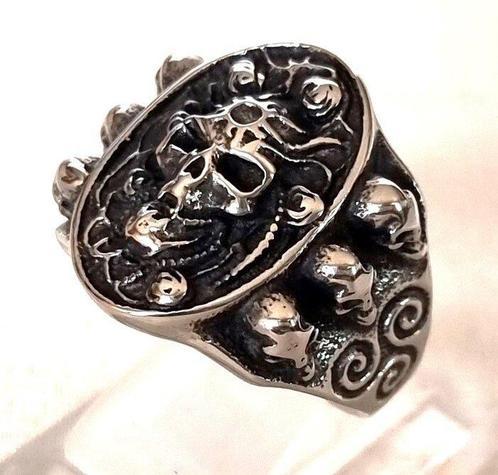 Zegelring - Schild - Schedels - Memento Mori - Zetel van de, Antiek en Kunst, Antiek | Boeken en Manuscripten
