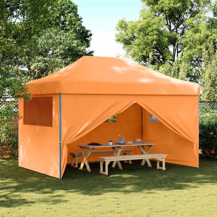 vidaXL Partytent Oranje 292 x 440 x 315 cm Oxford Stof, Tuin en Terras, Partytenten, Nieuw, Verzenden