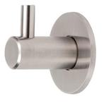 Kapstokhaak rvs Rond met sokkel 42 mm, Huis en Inrichting, Nieuw, Overige materialen