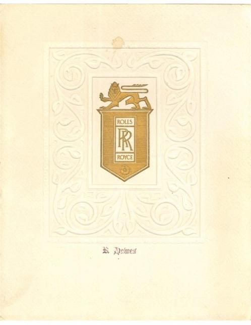 1950 ROLLS ROYCE SILVER WRAITH BROCHURE ENGELS, Boeken, Auto's | Folders en Tijdschriften, Ophalen of Verzenden