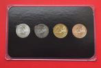 Monaco. 2 Euro 2011/2012 Albert II (4 colored coins) -