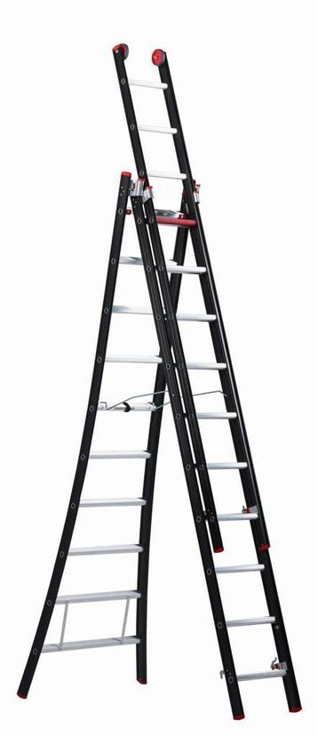 Altrex 3-delige reformladder Nevada 3×10 sporten, Doe-het-zelf en Bouw, Nieuw, Ophalen of Verzenden, Ladder, Opvouwbaar of Inschuifbaar