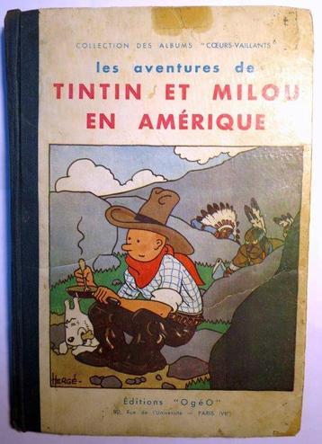 Tintin T3 - Tintin en Amérique (OgéO/Coeurs Vaillants) - C - beschikbaar voor biedingen