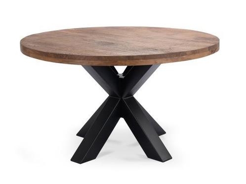 Veiling - Eettafel Meta Rond - Diameter 130 - Hout - Matrixp, Huis en Inrichting, Tafels | Eettafels, Nieuw