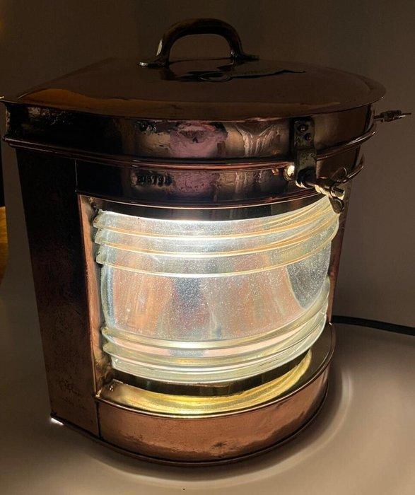 Navigation lamp - Stuurboordlamp - Messing, Glas, Koper, Antiek en Kunst, Curiosa en Brocante
