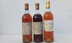 1982 Château Climens & 1962 x2 Château de Cérons -, Verzamelen, Wijnen, Nieuw