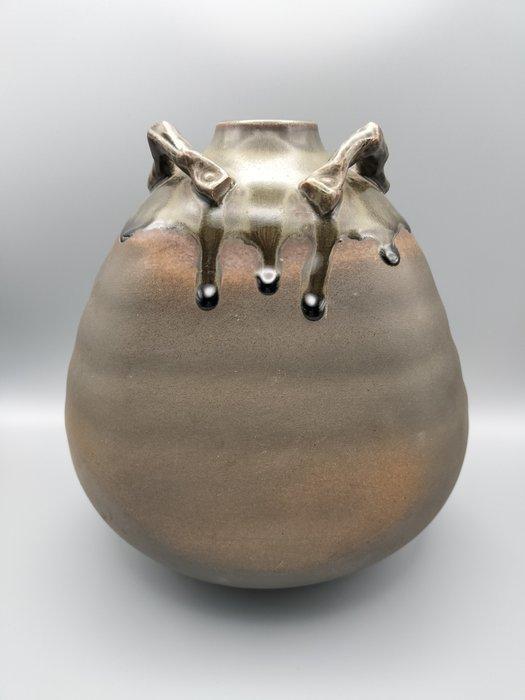 Vaas - Keramiek - Japan - Echizen Hatayama Kiln (Zonder, Antiek en Kunst, Antiek | Overige Antiek