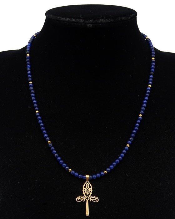 Lapis lazuli - Egypte van de Faraos - Ankh & Scarabee:, Antiquités & Art, Antiquités | Livres & Manuscrits