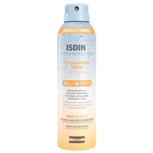 ISDIN Fotoprotector Transparant Spray Wet Skin SPF30 250ml, Handtassen en Accessoires, Uiterlijk | Lichaamsverzorging, Nieuw, Verzenden