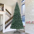vidaXL Kunstmatige Voorverlichte Kerstboom met Ballenset, Diversen, Kerst, Verzenden, Nieuw