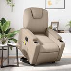 vidaXL Sta-op-massagestoel elektrisch kunstleer, Huis en Inrichting, Fauteuils, Verzenden, Nieuw