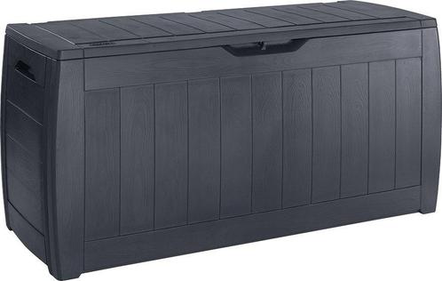 Opbergbox tuinkussen - 270L - zwart - Kussenbox, Tuin en Terras, Bergingen en Tuinkasten, Nieuw, Ophalen of Verzenden