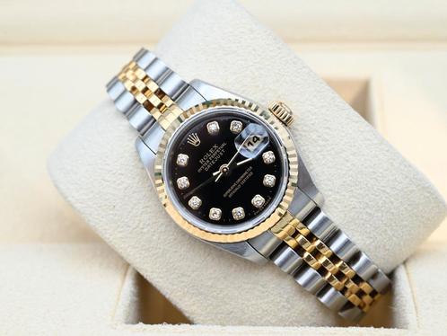 Rolex Lady-Datejust Ref. 79173 Year 2004 (Full Set), Handtassen en Accessoires, Horloges | Dames, Goud, Zo goed als nieuw, Goud