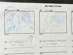Walt Disney - Productie storyboardpagina met de hand