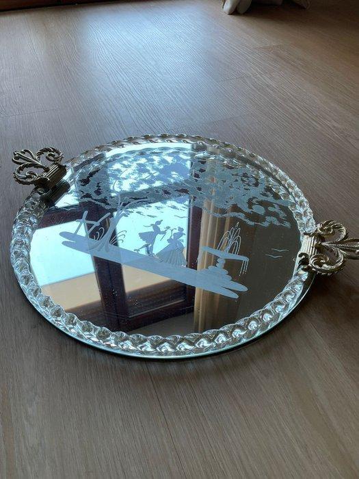 Decoratief dienblad - Italië, Antiquités & Art, Curiosités & Brocante