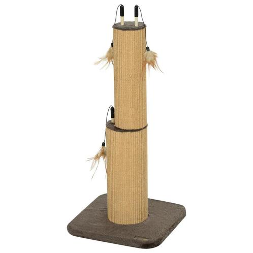 TRUUSK 2-in-1 Krabpaal voor Katten - 78cm Krabkolom - Jute K, Dieren en Toebehoren, Katten-accessoires, Verzenden