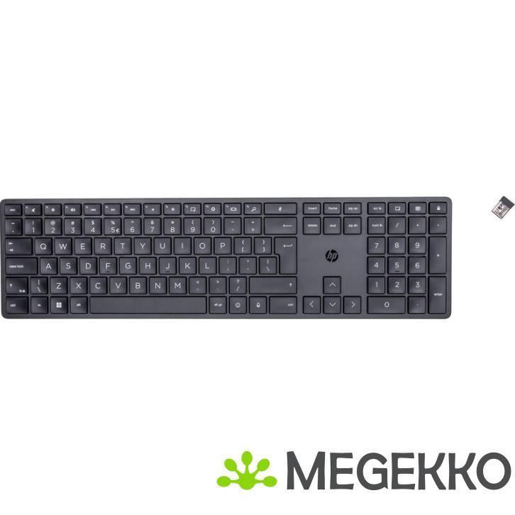 HP 450 toetsenbord Draadloos Zwart Qwerty Nederlands, Computers en Software, Toetsenborden, Nieuw, Verzenden