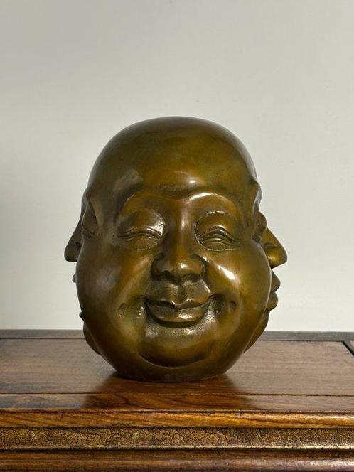 Tête de Bouddha des états desprit - Bronze - Chine - Fin du, Antiek en Kunst, Curiosa en Brocante