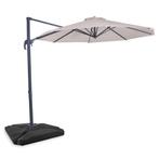 Zweefparasol Bardolino Ø300cm – Premium parasol - Beige |, Tuin en Terras, Verzenden, Nieuw