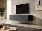 Meubella TV-Meubel Calabas grijs 150 cm hangend, Huis en Inrichting, Kasten |Televisiemeubels, Overige materialen, 100 tot 150 cm
