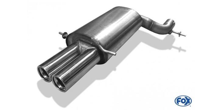 FOX Audi A4/ S4 type B5 quattro einddemper Ø70mm - 2x76 type, Auto-onderdelen, Uitlaatsystemen, Nieuw, Verzenden