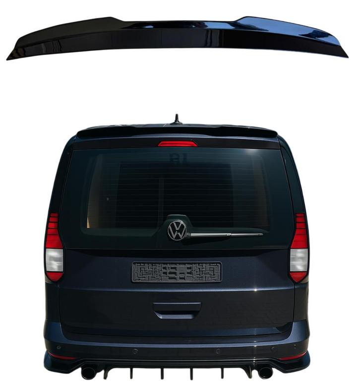 Achterspoiler | Volkswagen | Caddy 2020- | MK5 | Alleen acht, Auto-onderdelen, Carrosserie, Nieuw, Volkswagen, Verzenden