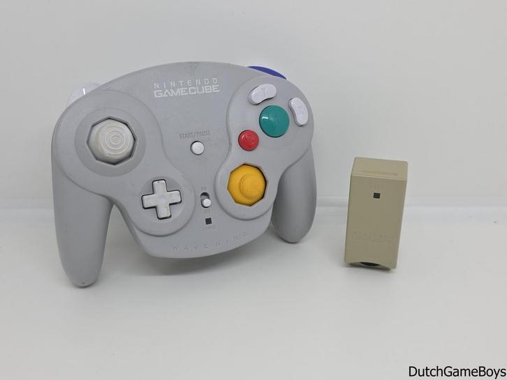 Nintendo Gamecube - Controller - Wavebird - Grey, Games en Spelcomputers, Spelcomputers | Nintendo GameCube, Gebruikt, Verzenden