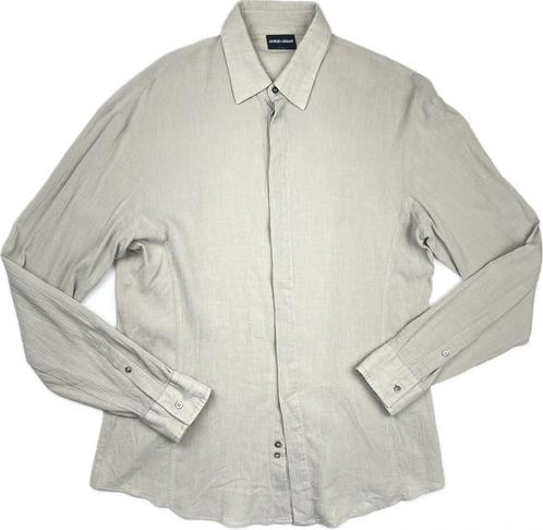 Armani heren overhemd (100% katoen) Maat M, Vêtements | Hommes, Chemises, Enlèvement ou Envoi