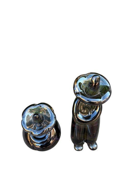 Archimede Seguso - sculptuur, Messicani - 28 cm - Glas, Antiek en Kunst, Antiek | Glaswerk en Kristal