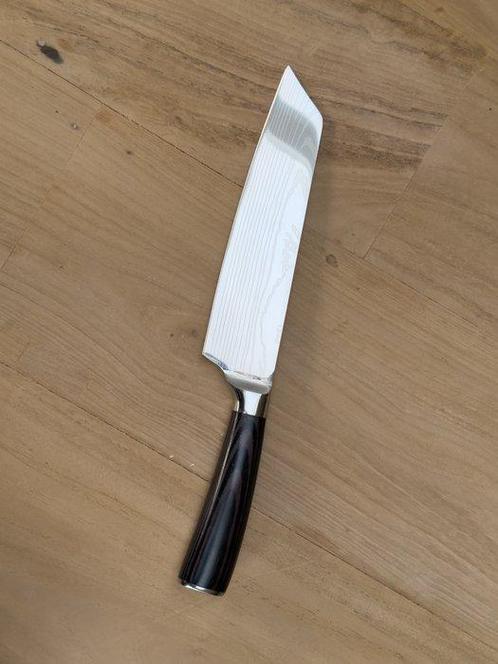 Japan - Keukenmes - 1 piece - Santoku knife - Carbon Steel -, Antiek en Kunst, Antiek | Keukengerei