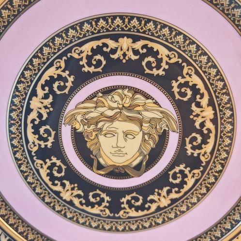 Rosenthal - Versace - Assiette - Medusa Rose - Céramique, Antiek en Kunst, Antiek | Glaswerk en Kristal