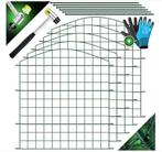 KESSER® Vijverhek tuinhek steekhek complete set metaal 5x bo, Tuin en Terras, Verzenden, Nieuw