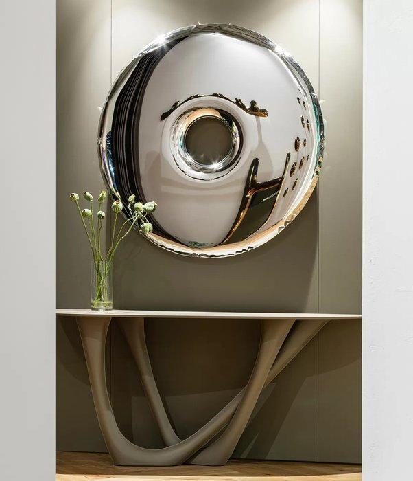 Studio Zita - Oskar Zita - Spiegel - gepolijst staal, Antiek en Kunst, Kunst | Designobjecten