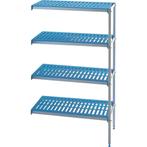 Rayonnage angulaire en aluminium 4 niveaux Modular Rack -, Articles professionnels, Verzenden, Neuf, dans son emballage, Mobilier en inox