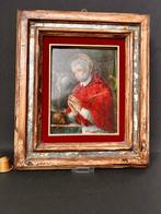 École italienne (XVII) - Saint Charles Borromée en prière, Antiquités & Art