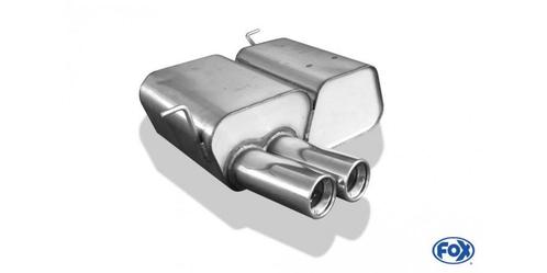 FOX BMW E46 316Ti/ 318Ti/ 325Ti einddemper - 2x80 type 13, Auto-onderdelen, Uitlaatsystemen, Nieuw, Verzenden